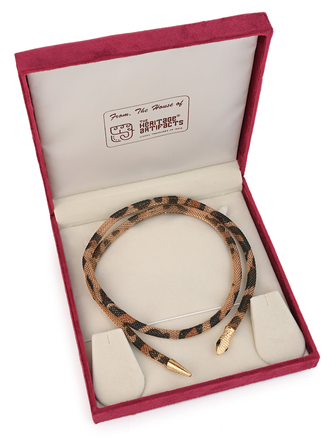 MAURYANA - Snake Design Adjustable Open End Necklace