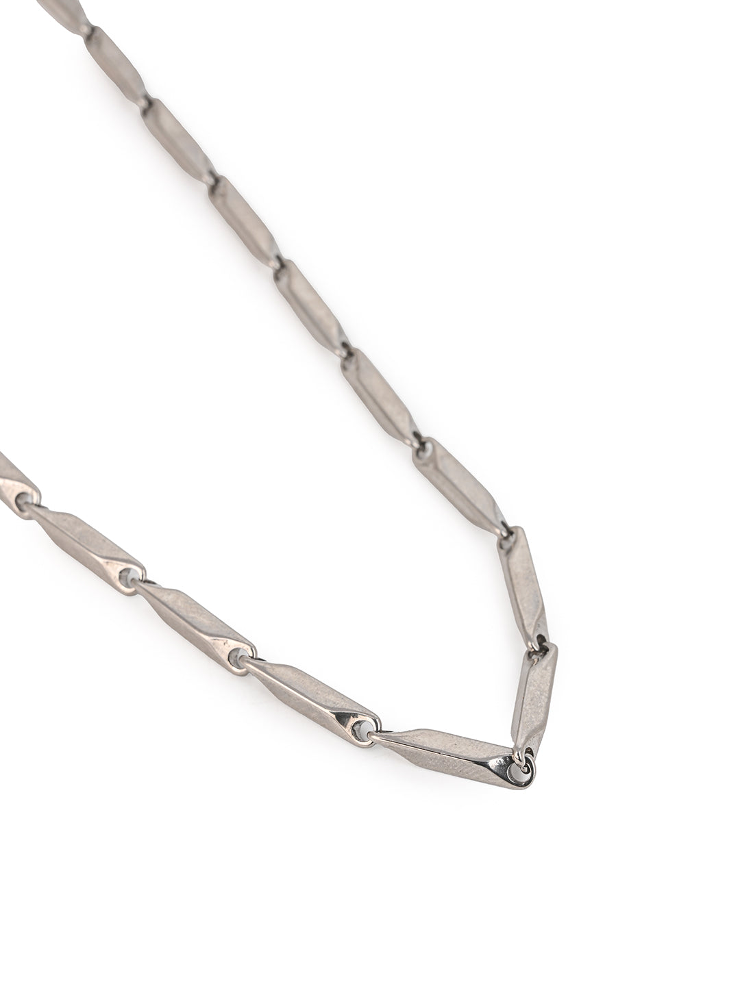 MAURYANA - Stylish Silver Color Chain Necklace for All Occasions - One Size