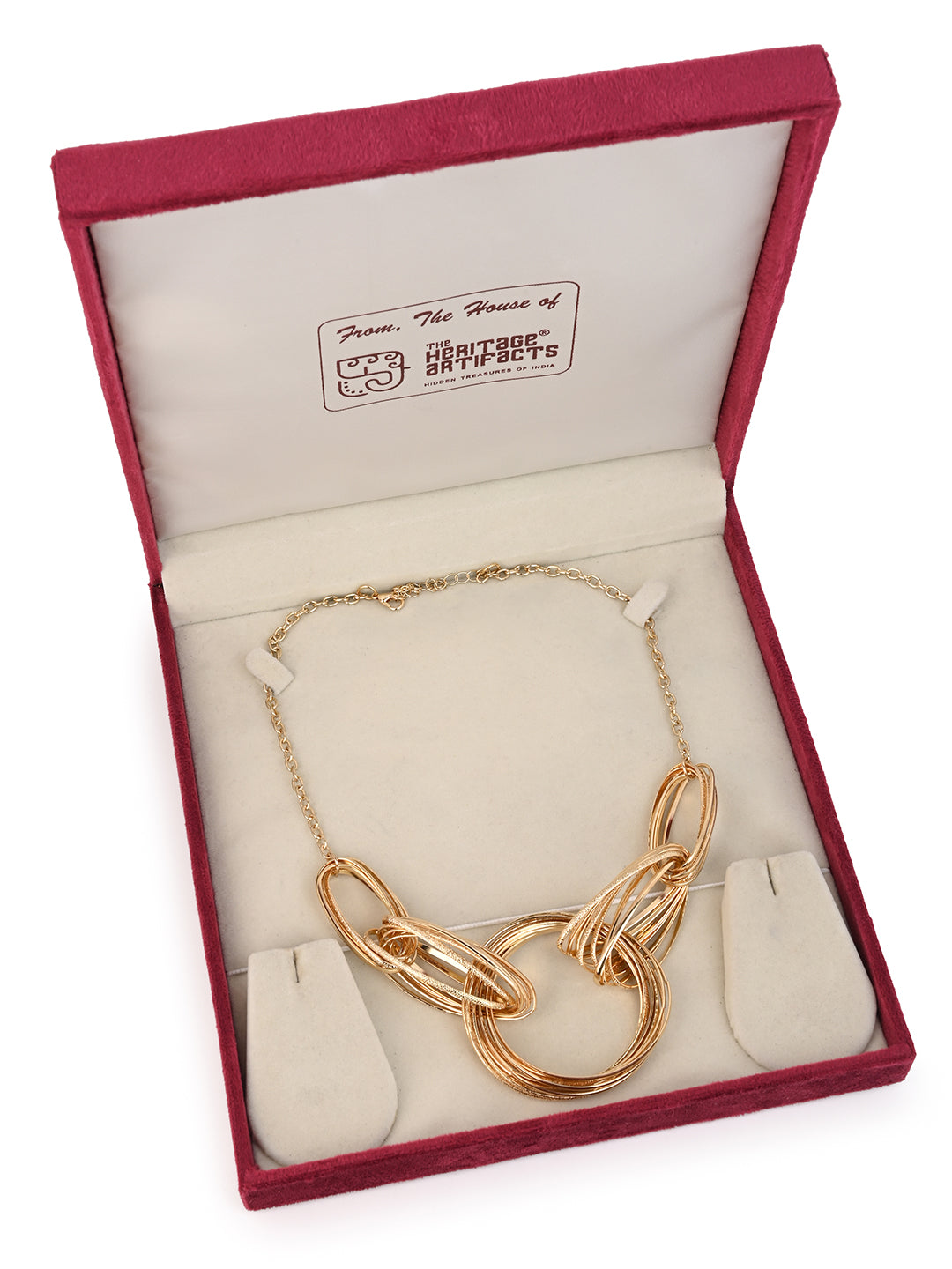 MAURYANA - Punk Design Cable Chain Necklace for Party and Casual Wear