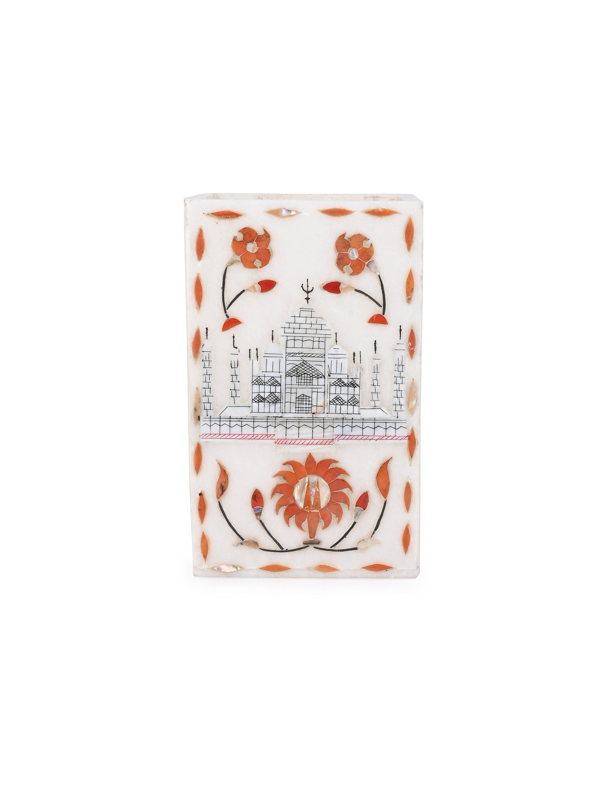 Big size Marble Crafted Pen / Cutlery / Toothbrush Holder