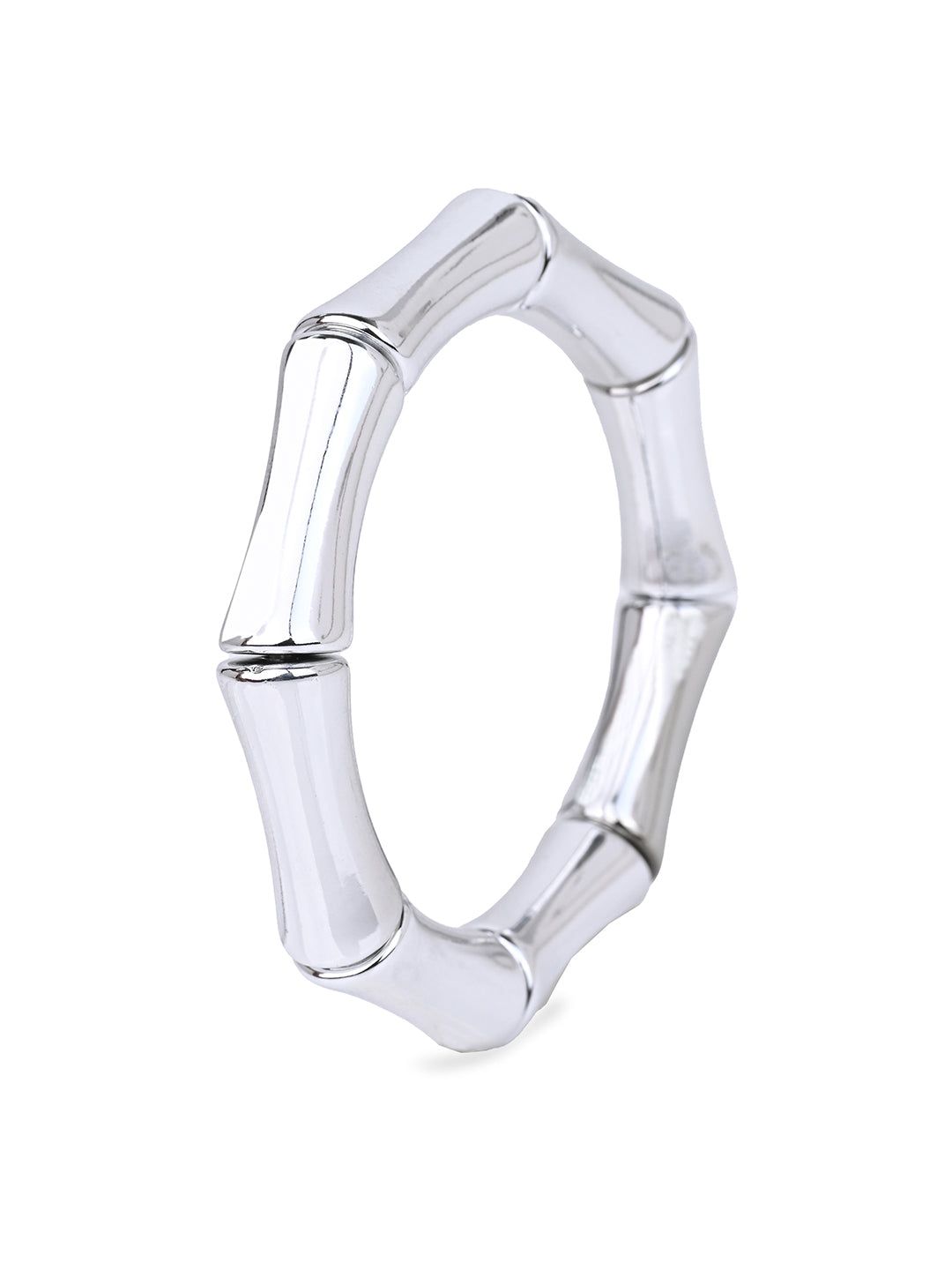 MAURYANA - Stretchable Hexagonal Bangles Available in Gold and Silver Color Options