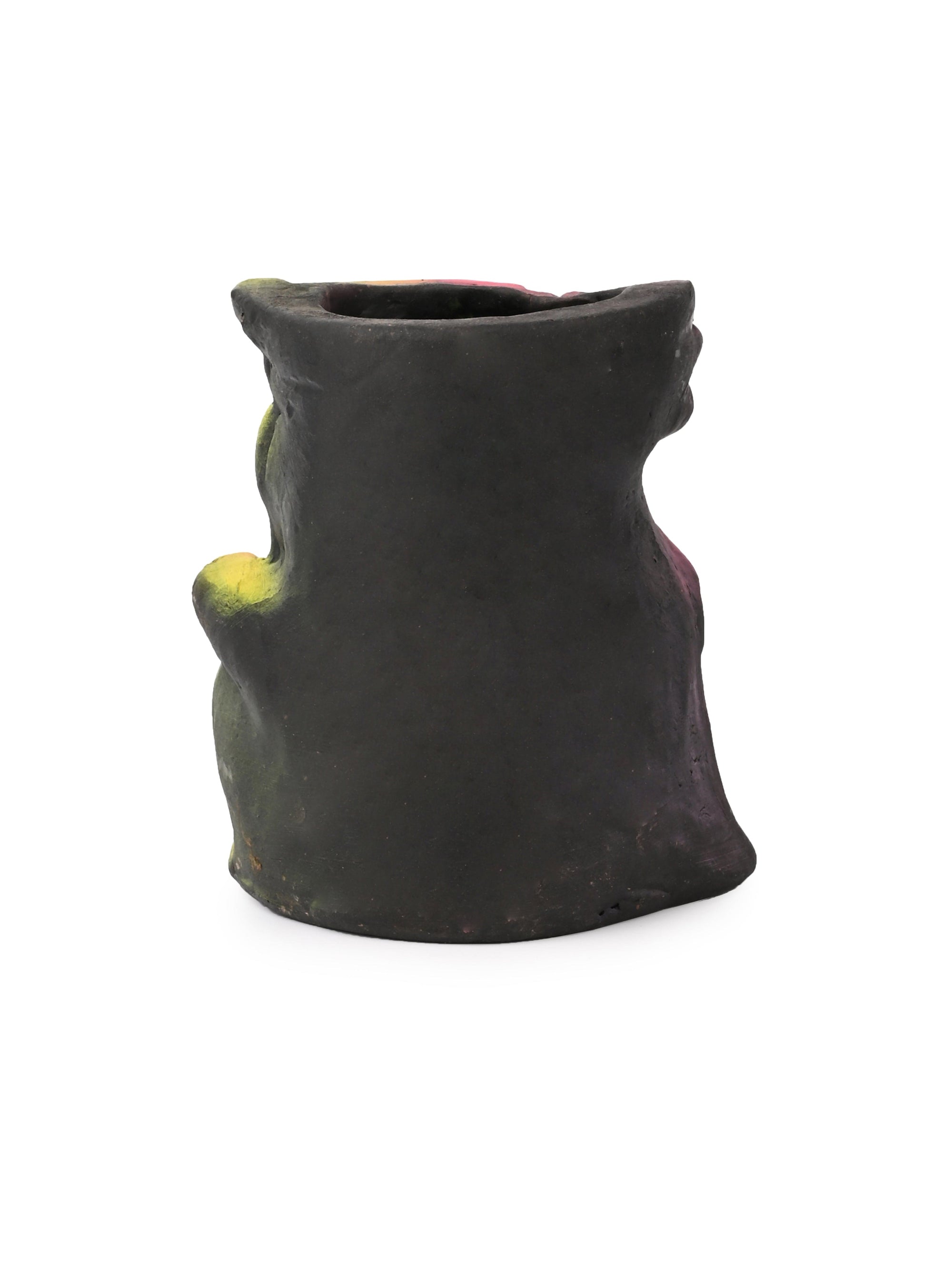 Terracotta Handcrafted Colorful Lord Ganesh Pen / Pencil Holder