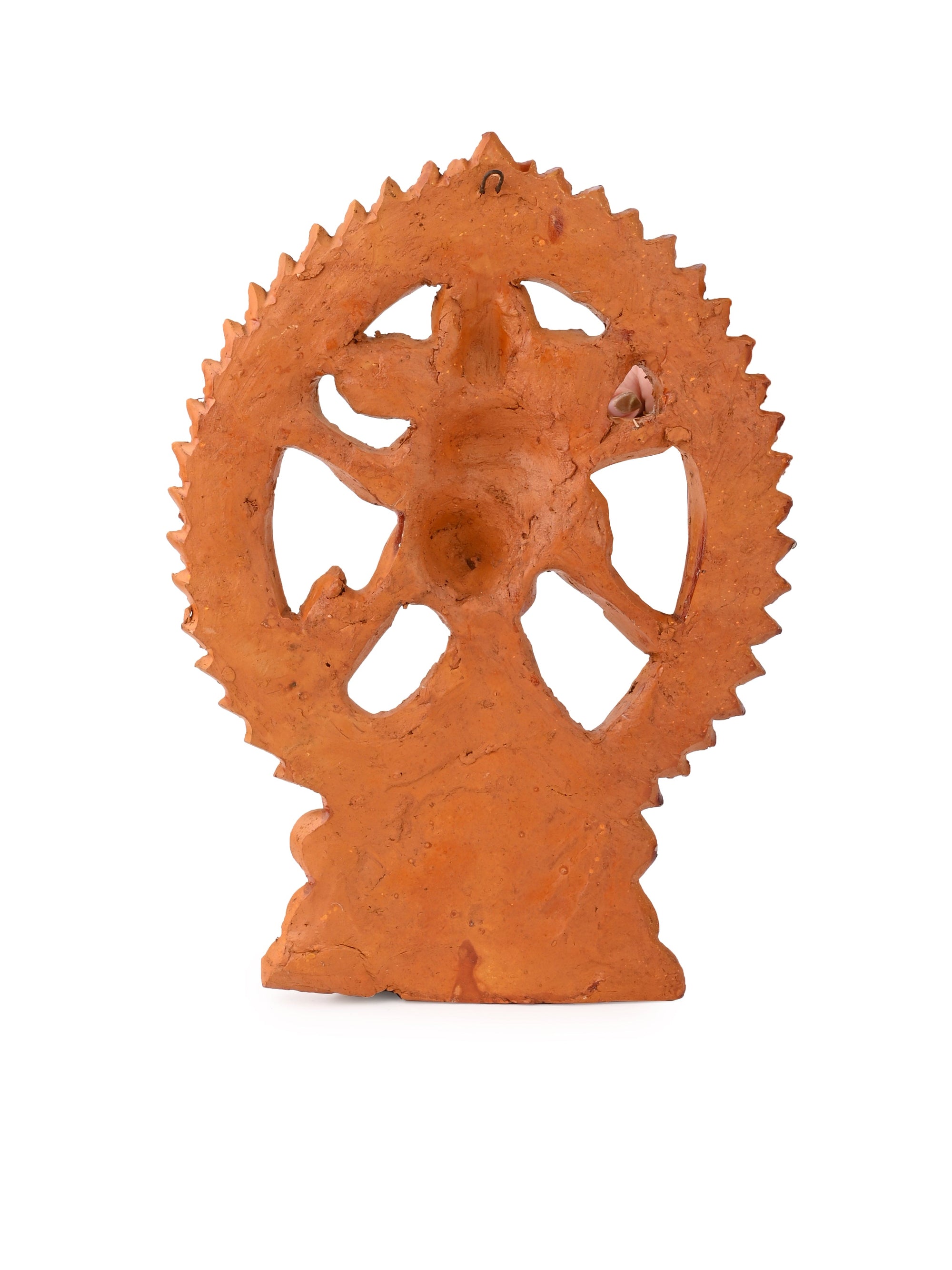 Terracotta Handcrafted Lord Nataraj Home Decor - 12 inches Height