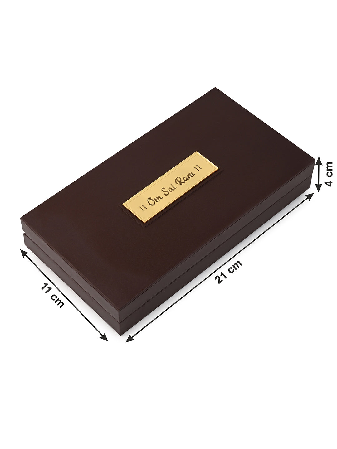 Shirdi Sai Baba Charan Paduka Box for Puja Rituals and Gifting