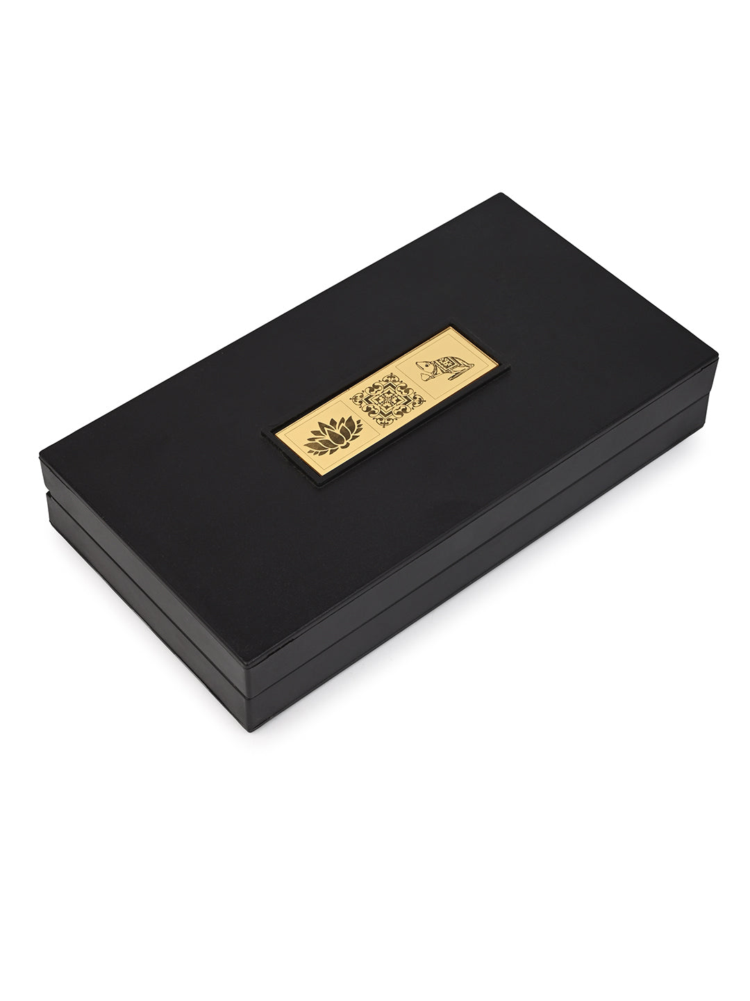 Laxmi Ganesh Charan Paduka Box for Puja Rituals and Gifting