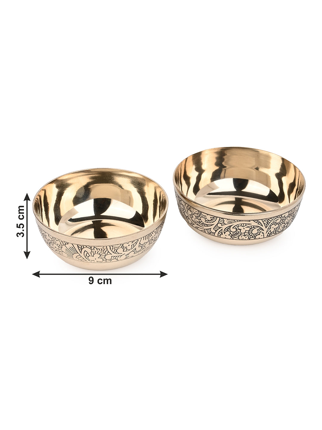 Traditional Kansa / Bronze 7 pieces Thali Set / Dinner set for Everyday Use