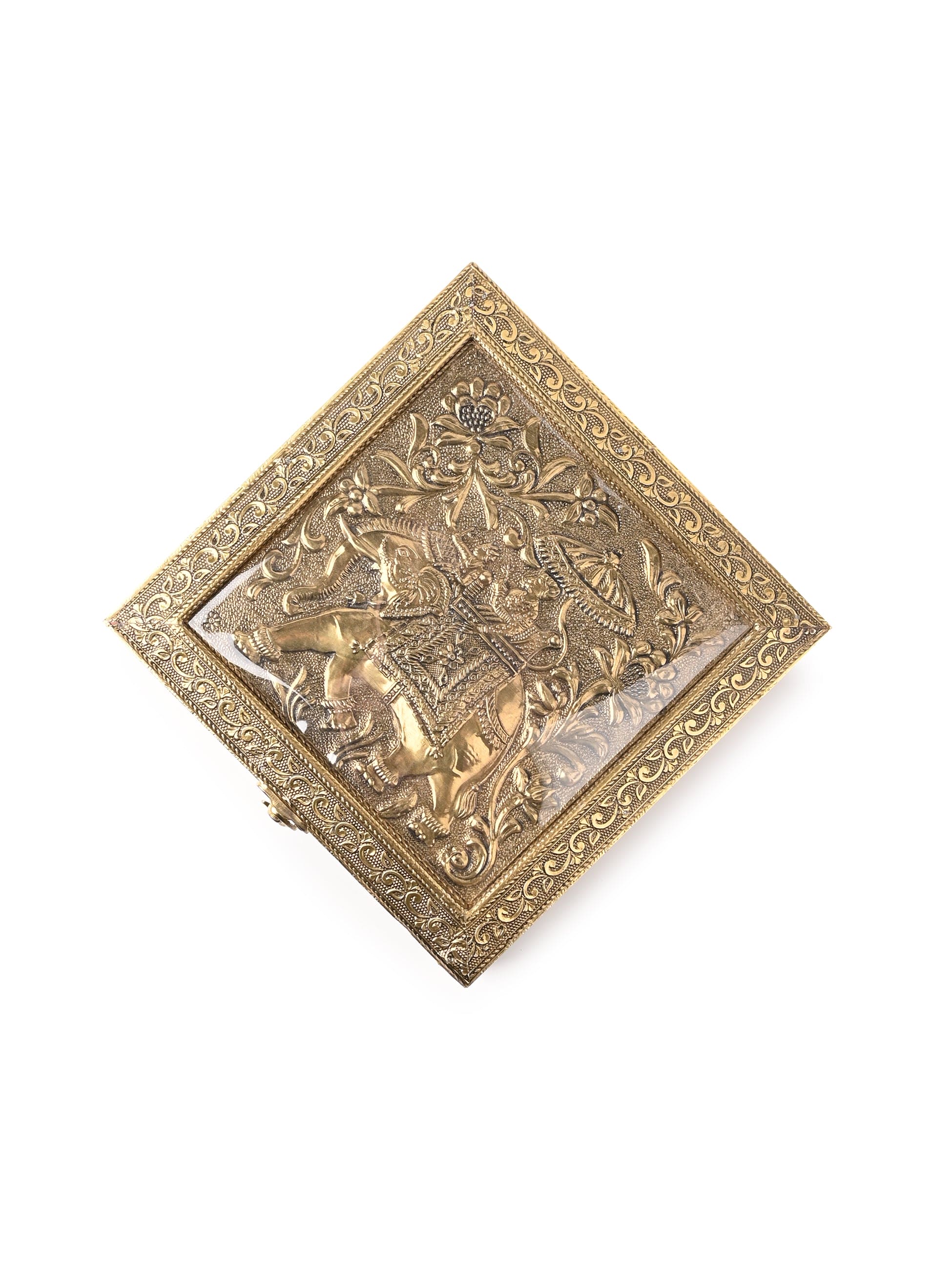 8x8 inches Handcrafted Meenakari Elephant Design All Purpose Gift box