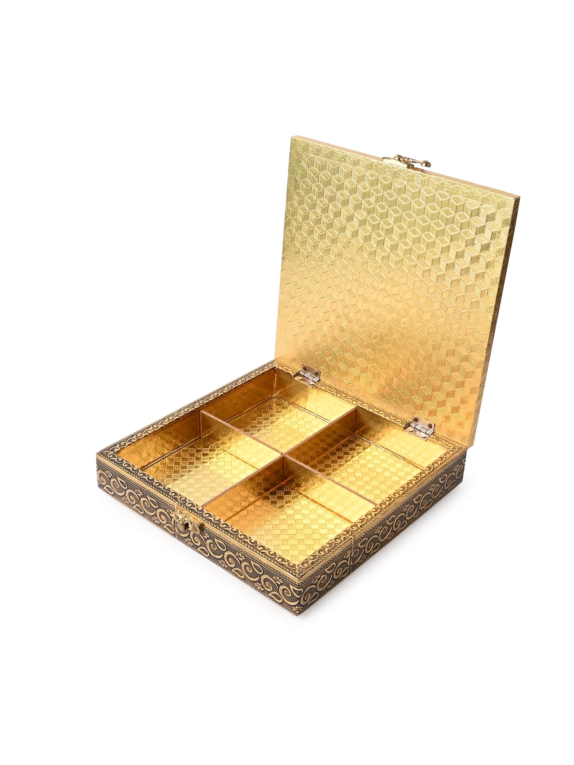 8x8 inches Handcrafted Meenakari Elephant Design All Purpose Gift box