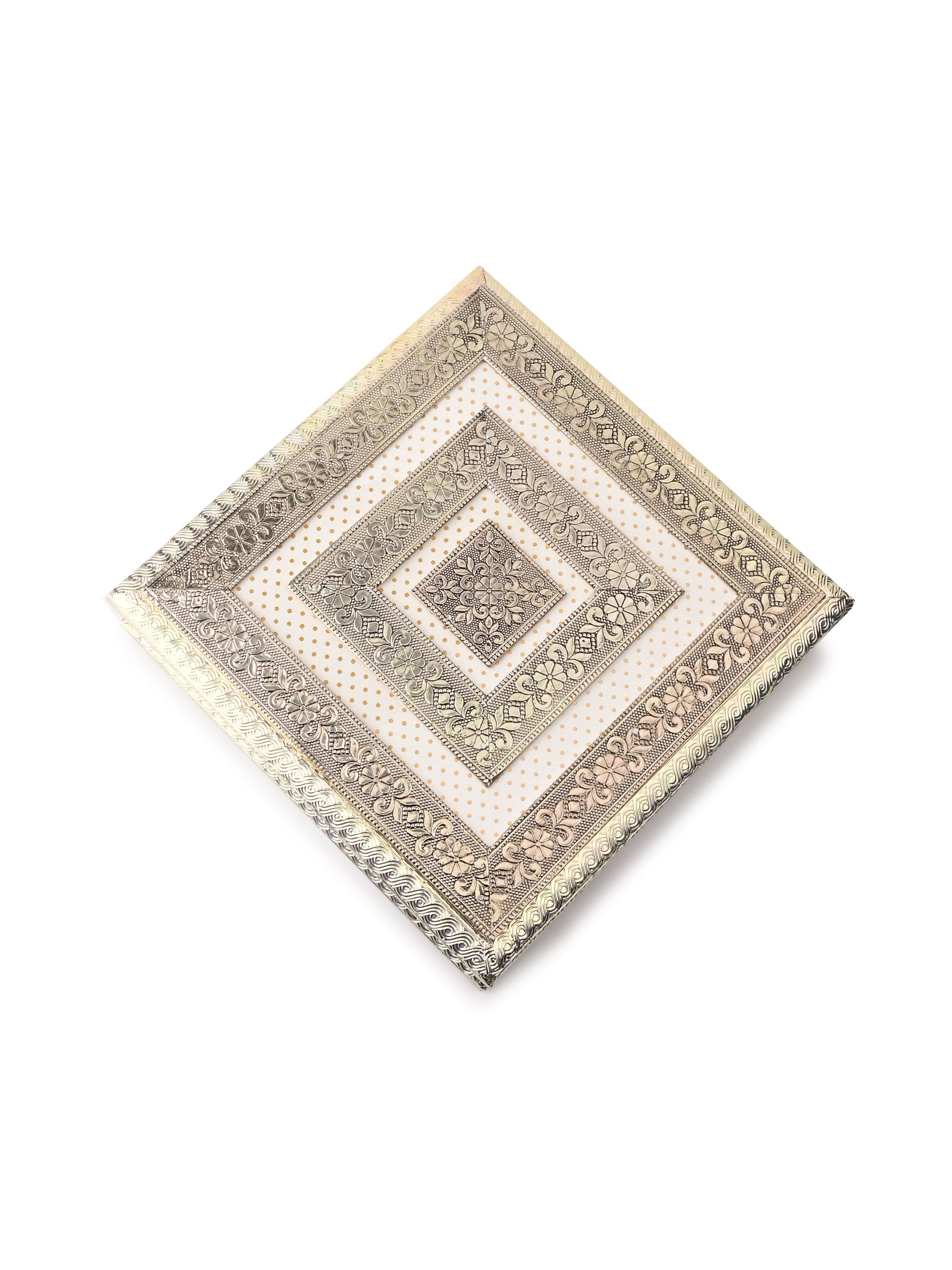 10x10 Inches Handcrafted Meenakari Design Gift Box