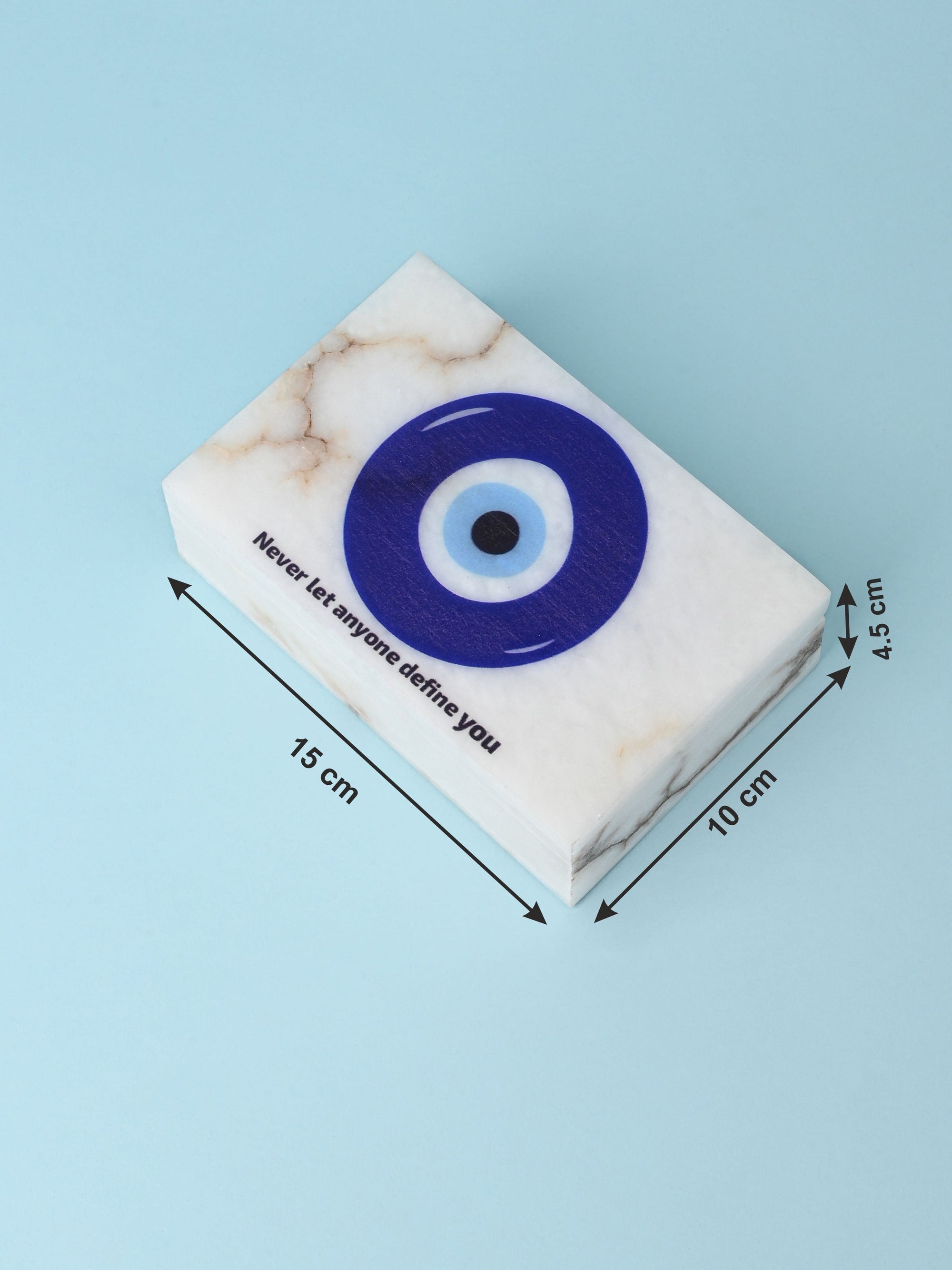 White Marble Printed Multipurpose Storage Box