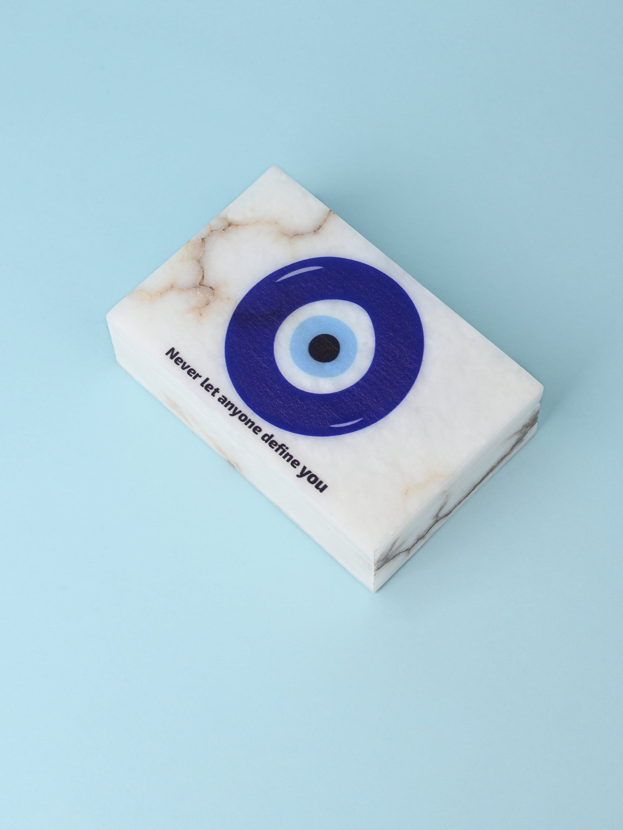 White Marble Printed Multipurpose Storage Box