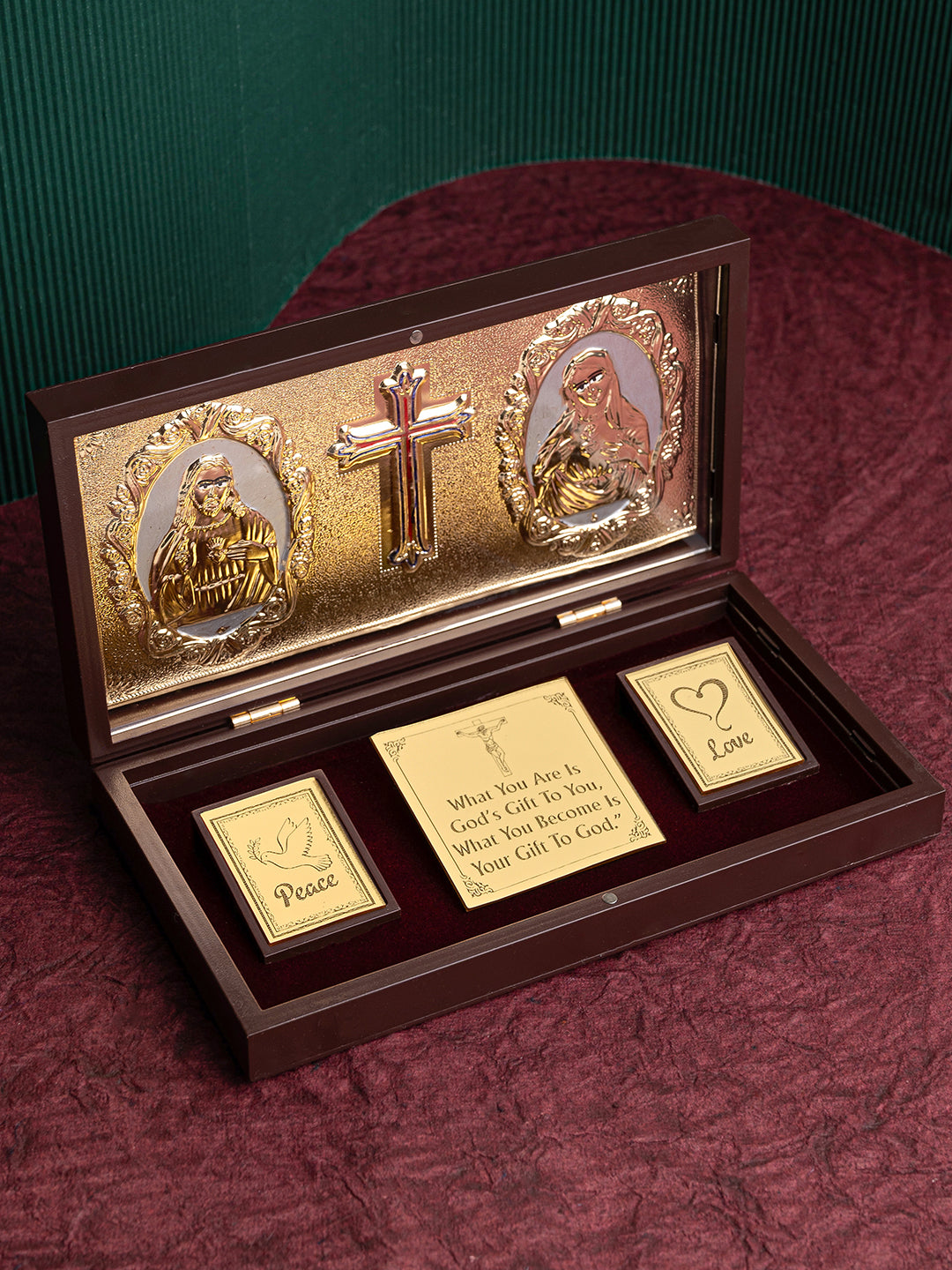 Holi Jesus and Mother Mary Religious Gift Box