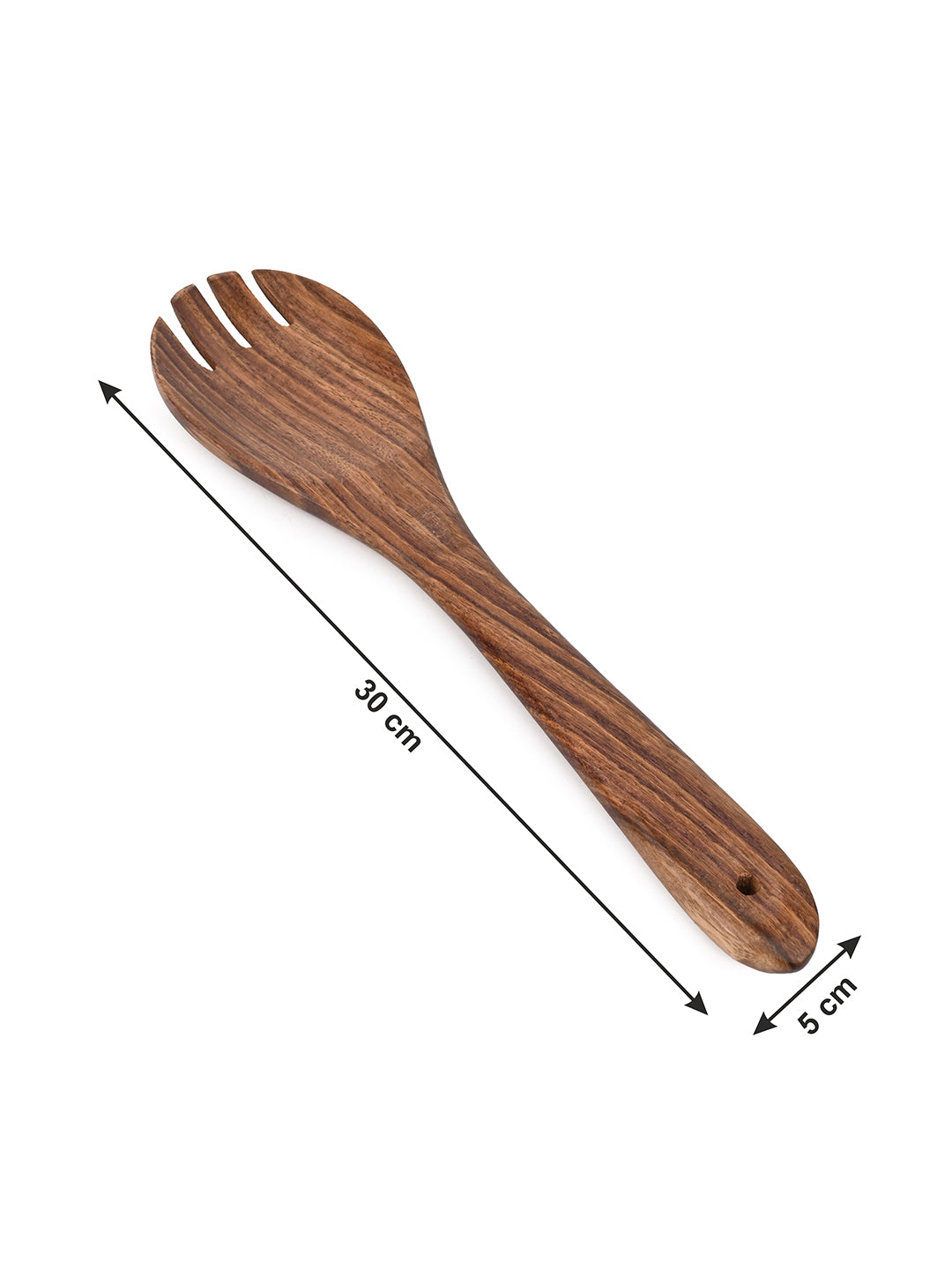Sheesham wood cooking utensils light weight and durable - set of 6 pieces
