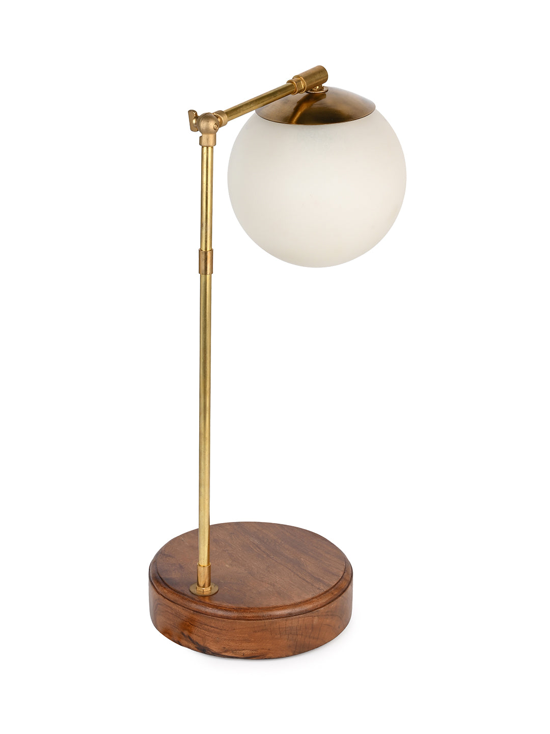 White ball lamp for desk reading and bedside table