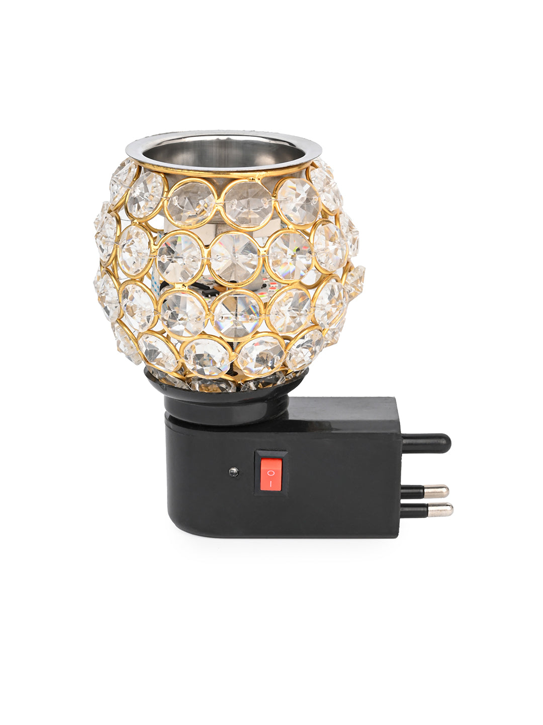 Electric aroma diffuser crafted with crystal glass effect - Multicolor lights
