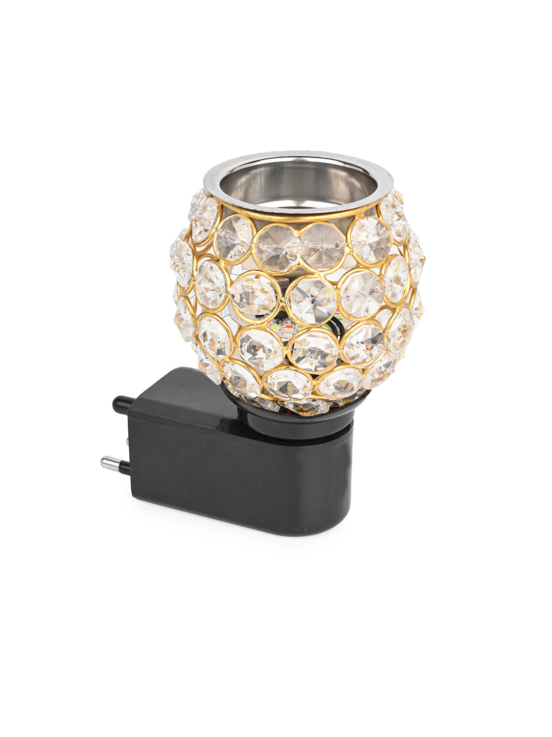 Electric aroma diffuser crafted with crystal glass effect - Multicolor lights