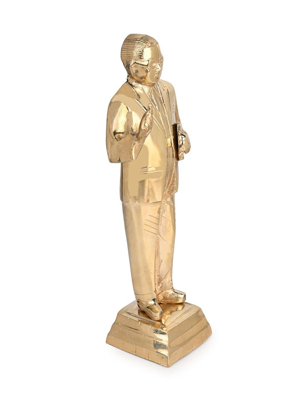 Brass crafted statue of Dr Bhimrao Ambedkar - 12 inches height
