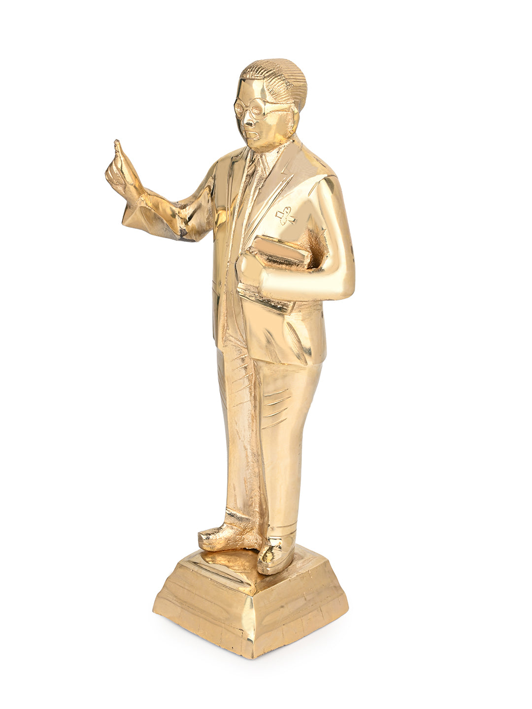 Brass crafted statue of Dr Bhimrao Ambedkar - 12 inches height