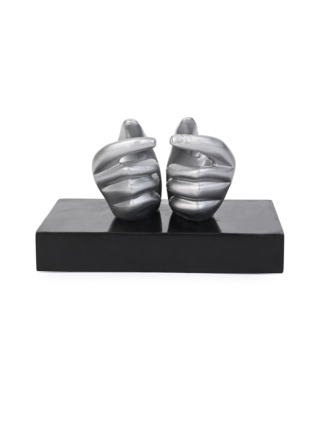 Stylish pair of hands presenting business card holder - Available in Gold, Silver and Black