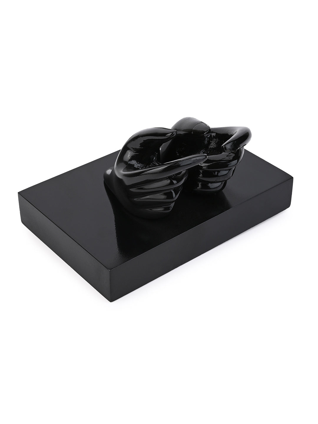 Stylish pair of hands presenting business card holder - Available in Gold, Silver and Black