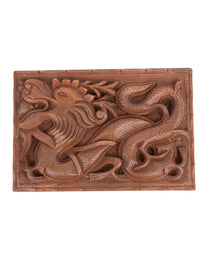 Walnut wood carved Dragon design Storage box, Big size - 8x12 inches - The Heritage Artifacts