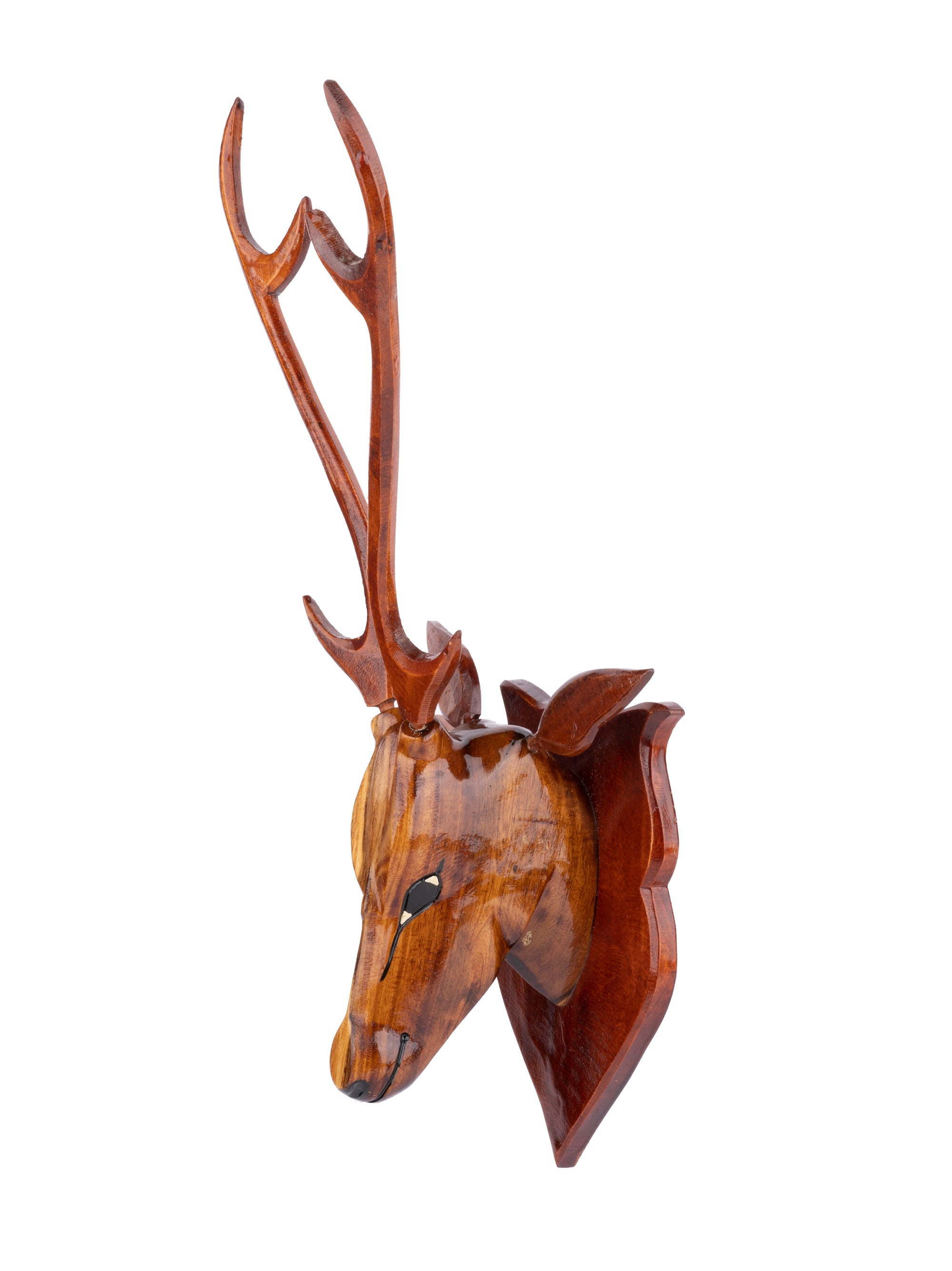 Wooden Home Decor wall Mounted Deer Head - The Heritage Artifacts