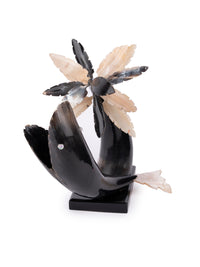Natural Buffalo Horn Fish Decorative Showpiece - 12 inches - The Heritage Artifacts