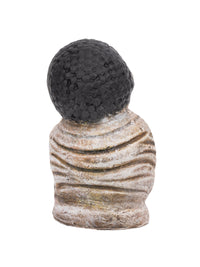 Terracotta Colorful Namaste Buddha Monk, 6 inches height - The Heritage Artifacts