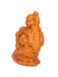 Terracotta Laughing Buddha Statue - 7 inches height - The Heritage Artifacts