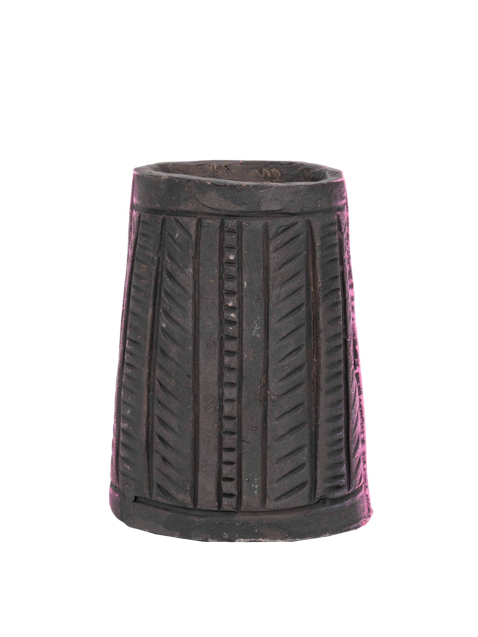 Terracotta Colorful Pen Stand, Egyptian Cleopetra Design - The Heritage Artifacts