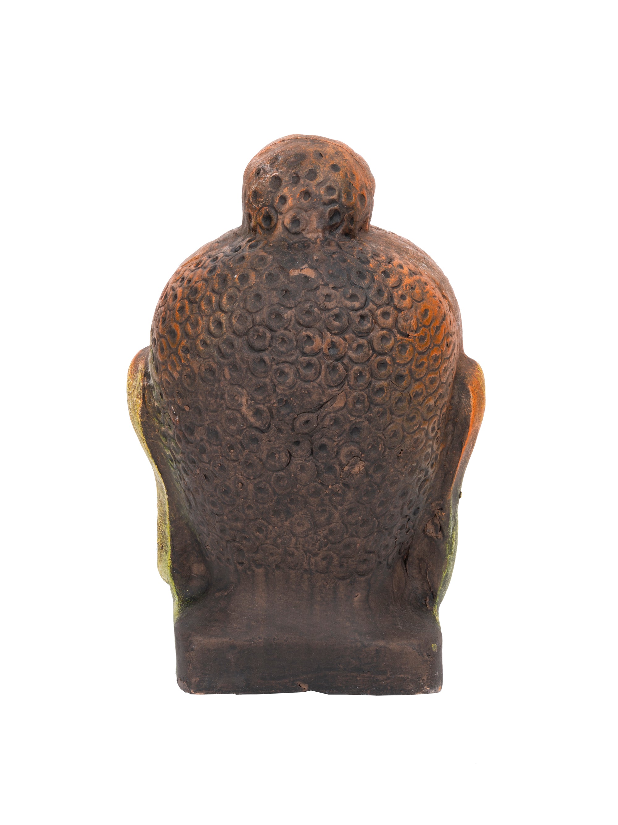 Terracotta Lord Buddha Head Decorative Showpiece - 8 inches - The Heritage Artifacts
