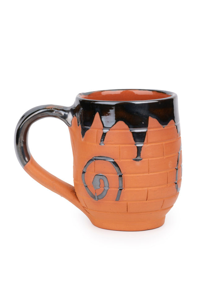 Terracotta Handcrafted Tea / Coffee Mug - 150 ml - The Heritage Artifacts