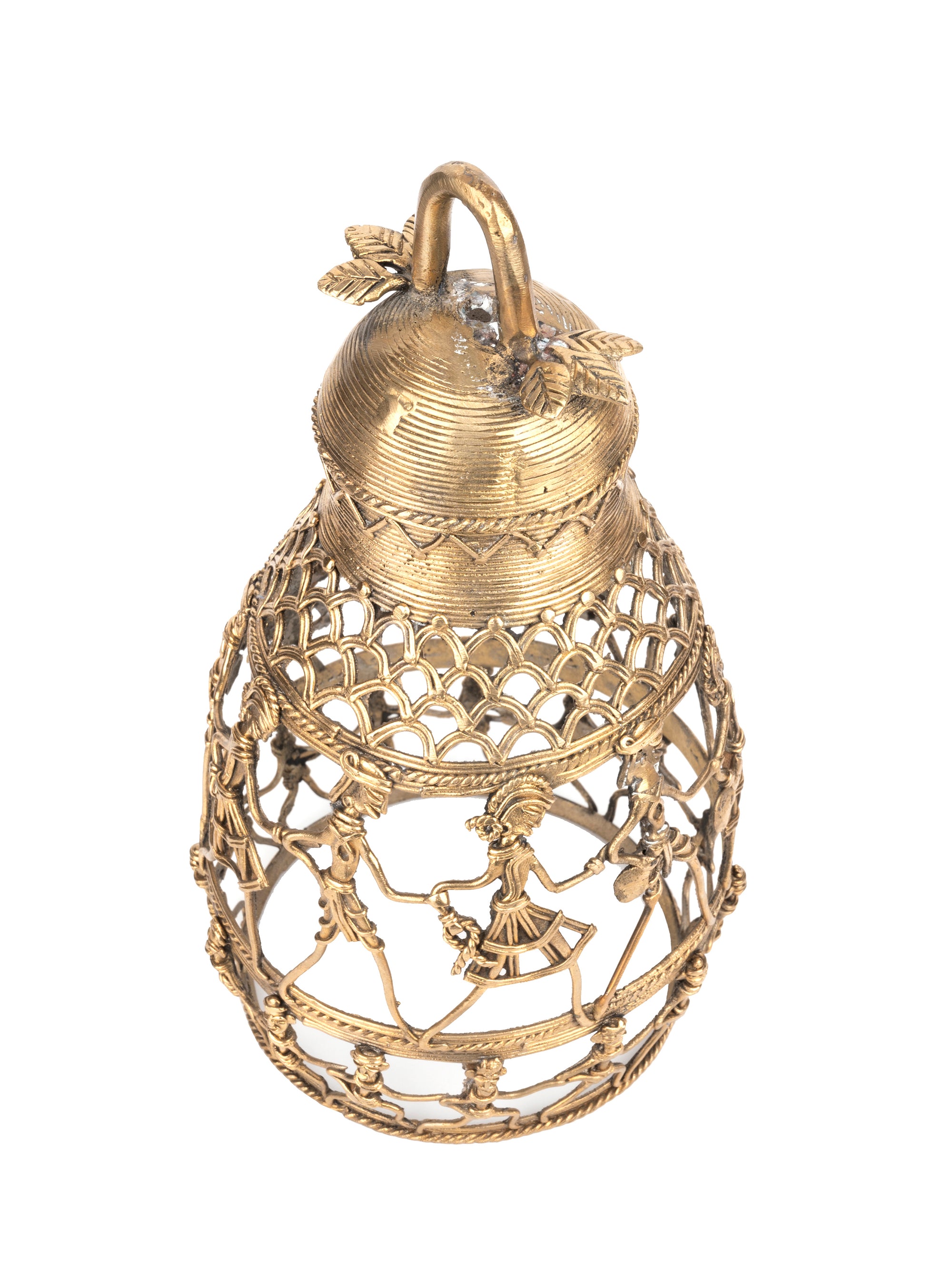Dokra Craft Decorative Circular Hanging Lamp Shade - The Heritage Artifacts