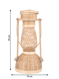 Shantiniketan Art - Bamboo Weave Lantern Decorative Showpiece - The Heritage Artifacts