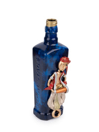 Shantiniketan Art - Resin Craft on Bottle Home Decor - The Heritage Artifacts
