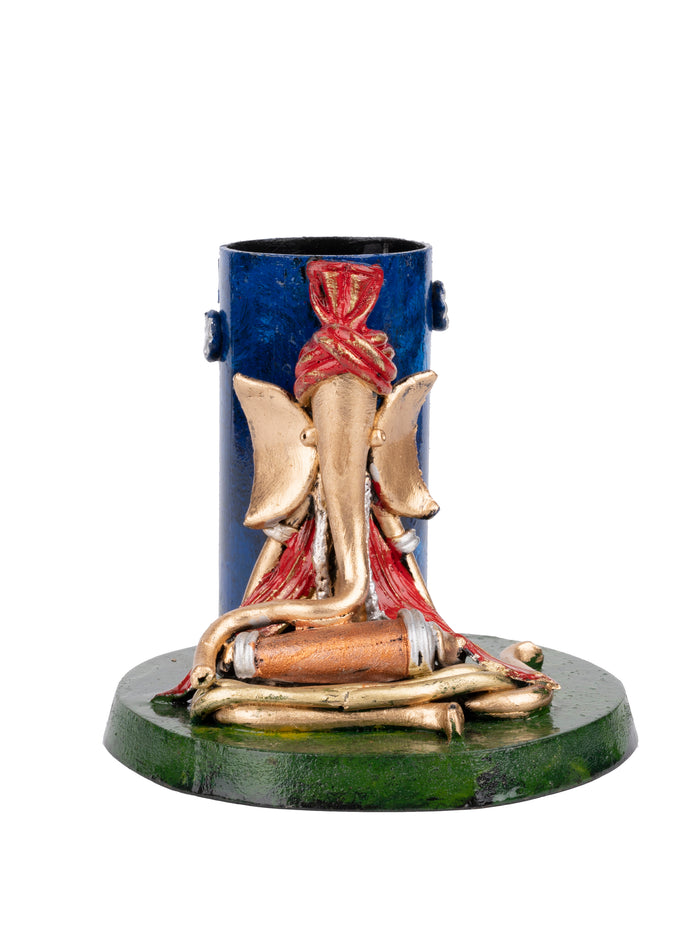 Shantiniketan Art - Resin Craft Pen / Pencil Stand for Home Office - The Heritage Artifacts