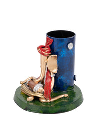 Shantiniketan Art - Resin Craft Pen / Pencil Stand for Home Office - The Heritage Artifacts
