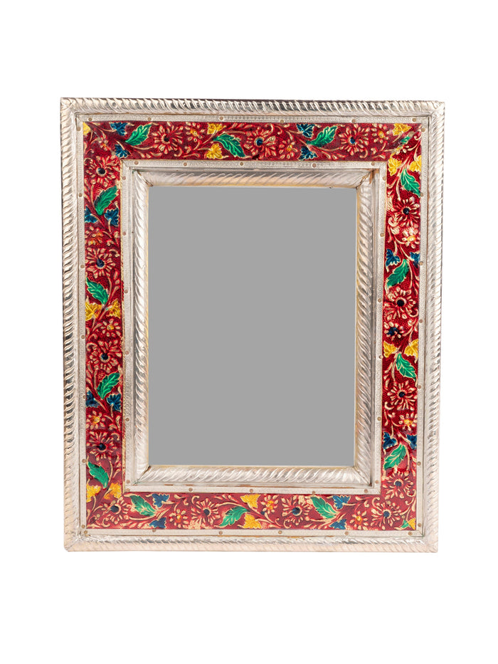 Rajasthani Meenakari Work Colorful Photo Frame - Image size 14x20 cms - The Heritage Artifacts