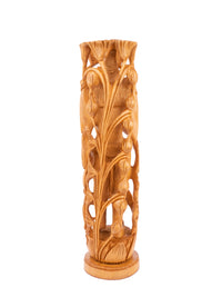 Kadam wood carved Lord Shiva statue - 12 inches height - The Heritage Artifacts