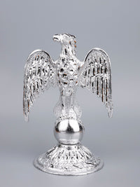 Zinc Metal Handcrafted Eagle Decorative Showpiece - 10 inches height - The Heritage Artifacts