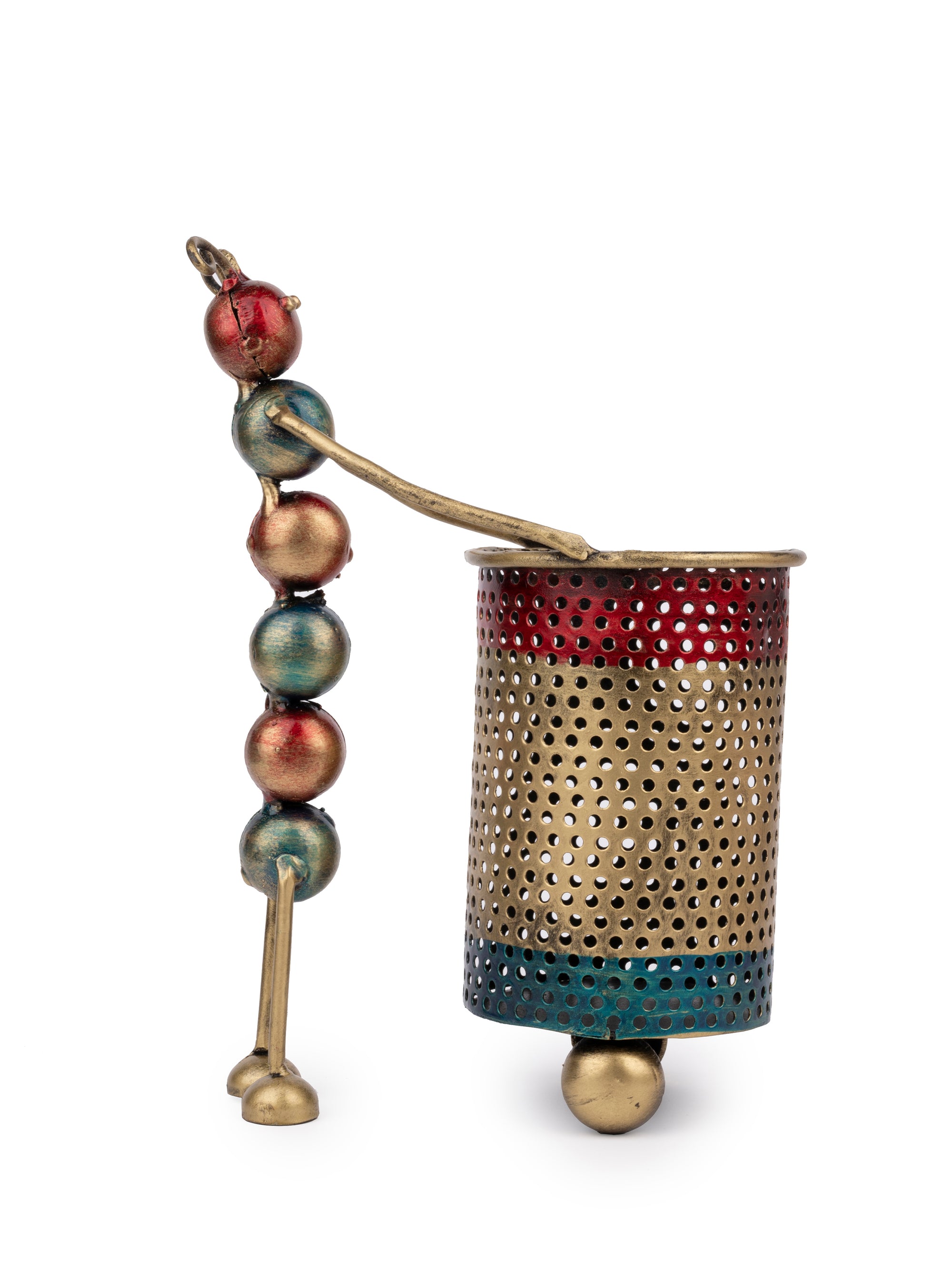 Handcrafted Metal Ant Pen / Pencil Stand for Home Office Decor - The Heritage Artifacts