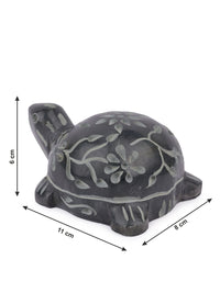Hand crafted Black stone Tortoise, Decorative showpiece - The Heritage Artifacts