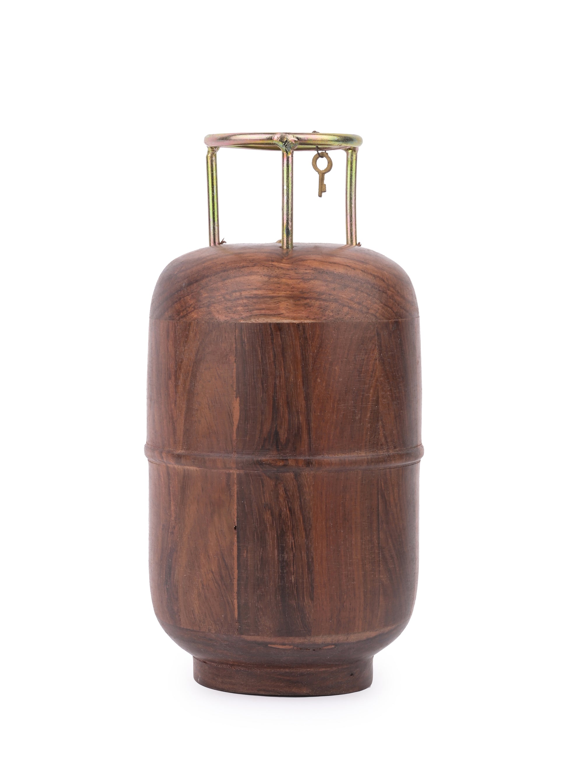 Cylinder design wooden Money Bank / Piggy Bank / Coin storage unit - The Heritage Artifacts