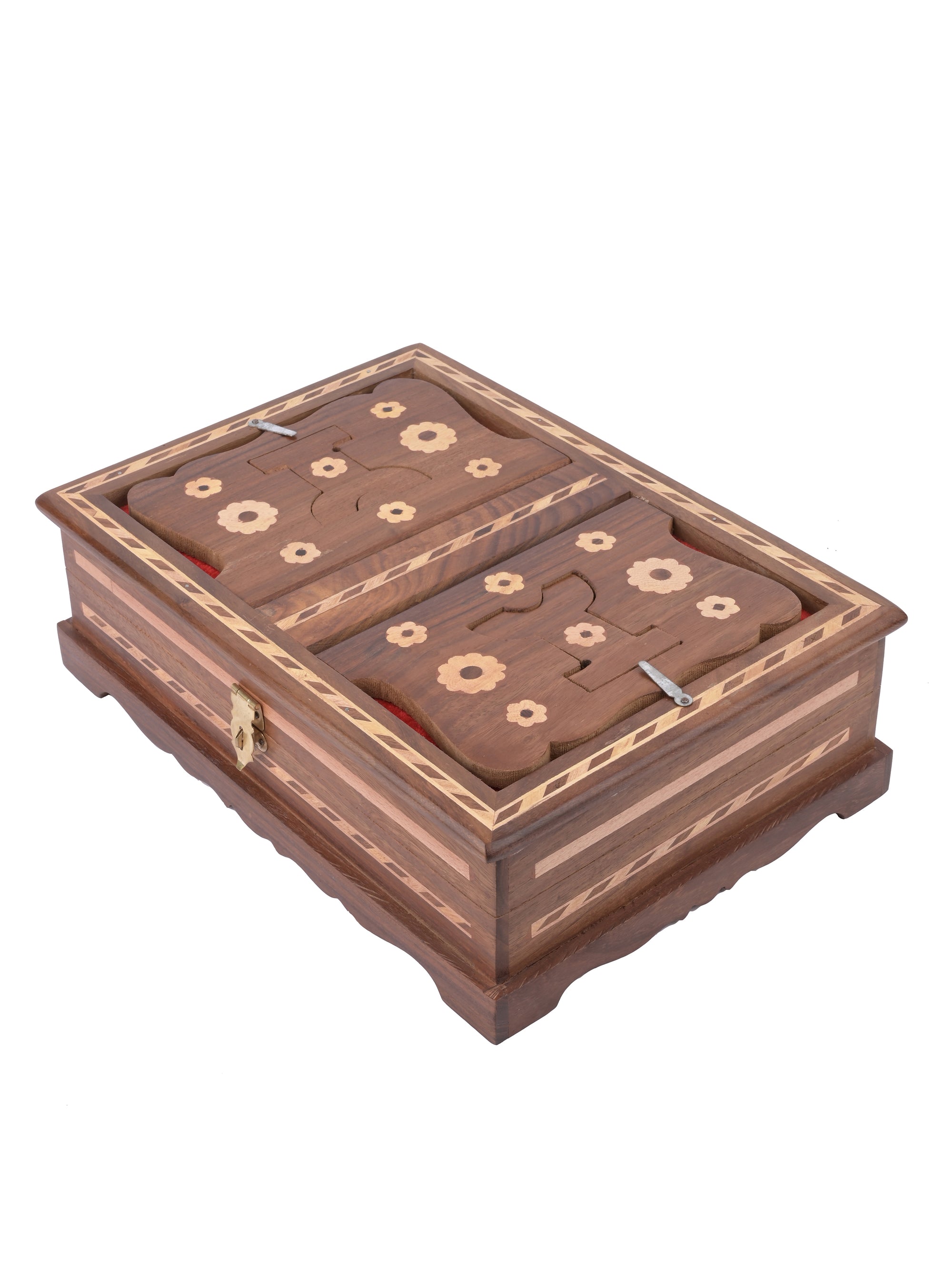 Handmade Wooden Holy Book Stand for Gita / Quran / Bible / Gurugranth - The Heritage Artifacts