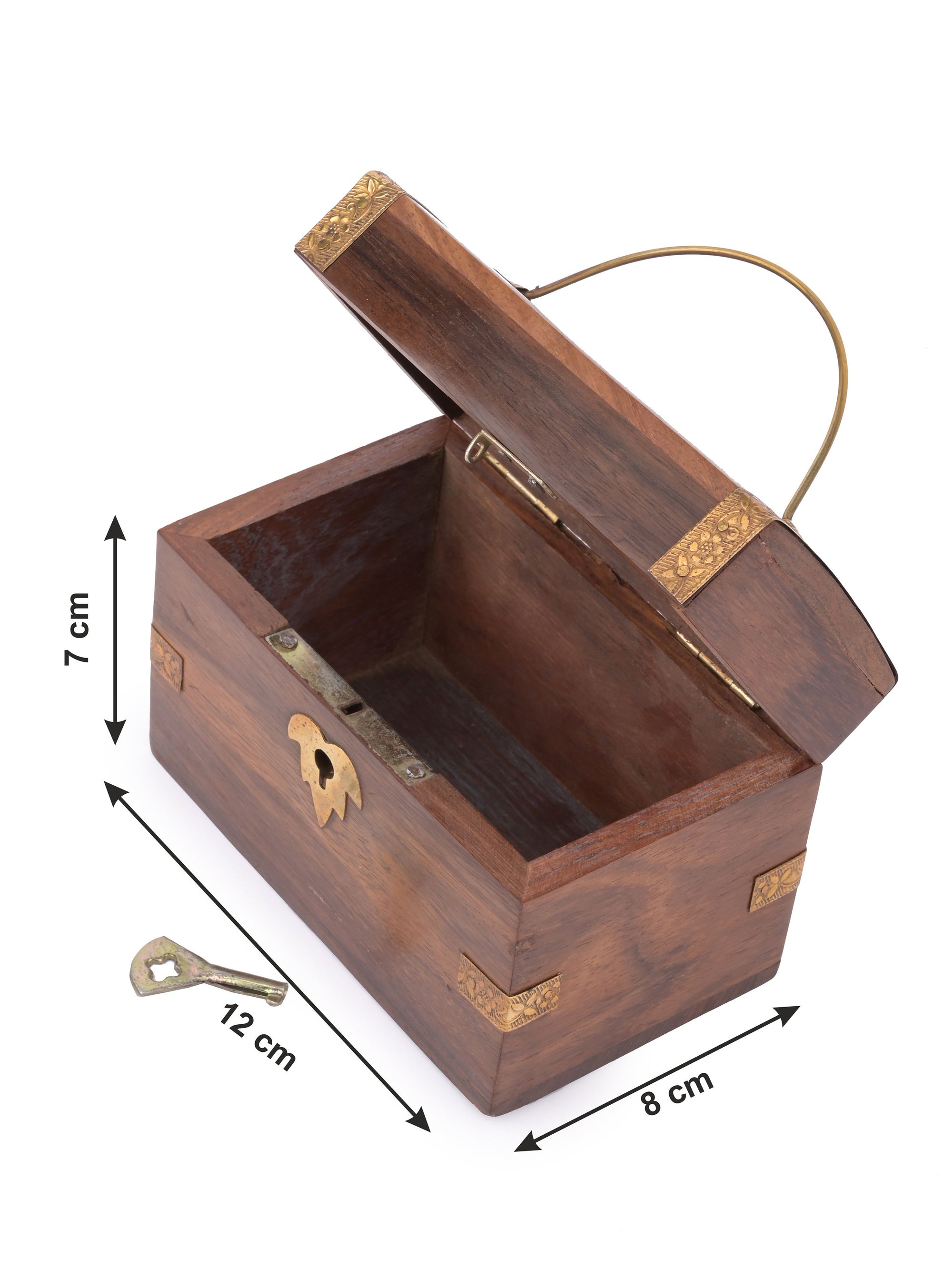 Wooden Treasure Chest design Money Bank / Piggy Bank / Coin box - The Heritage Artifacts