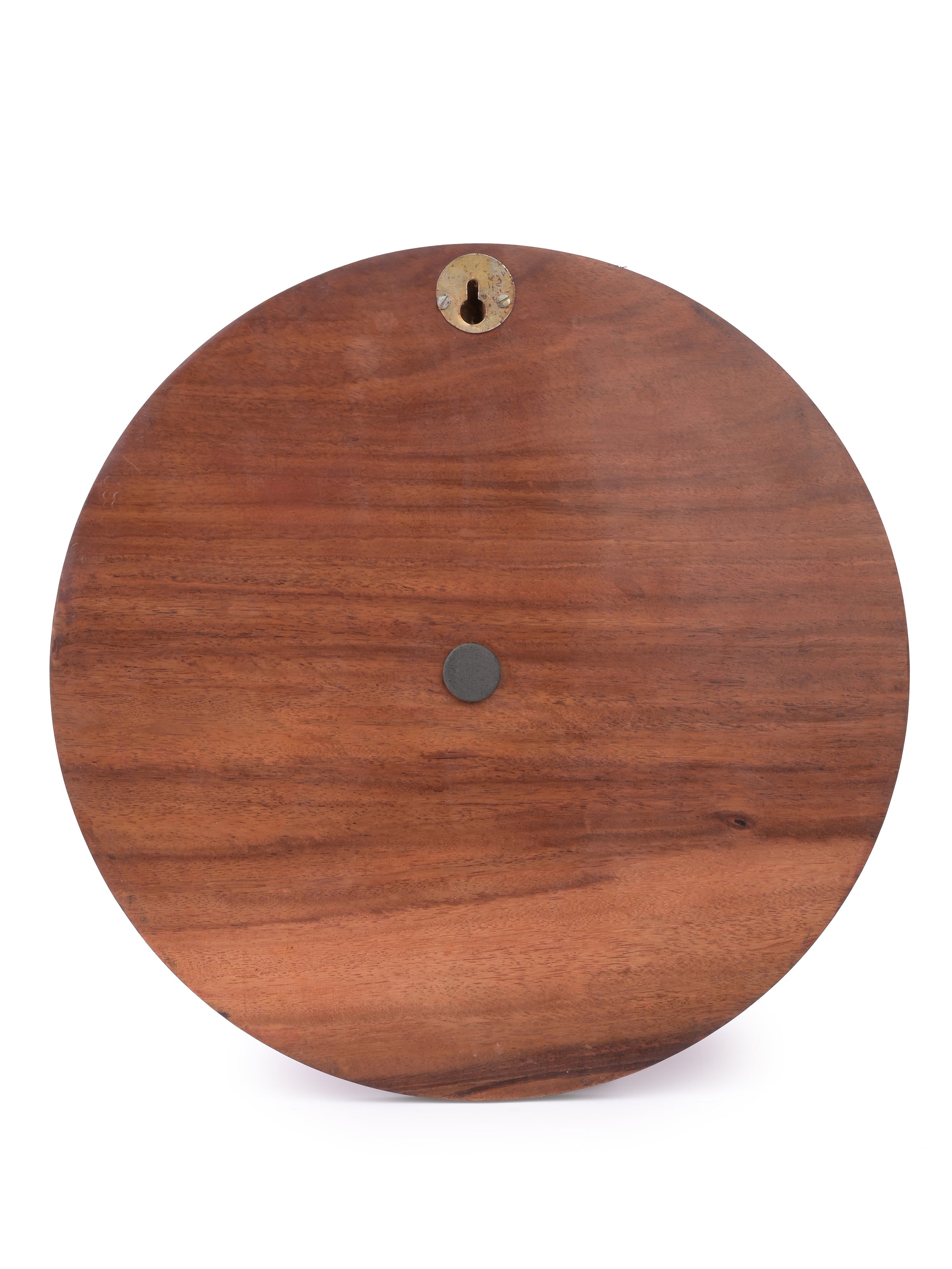 Hand crafted, round shaped, wooden Taj Mahal wall hanging - The Heritage Artifacts