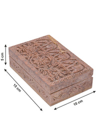 Medium size Jewellery / Storage box handcrafted from soapstone - The Heritage Artifacts