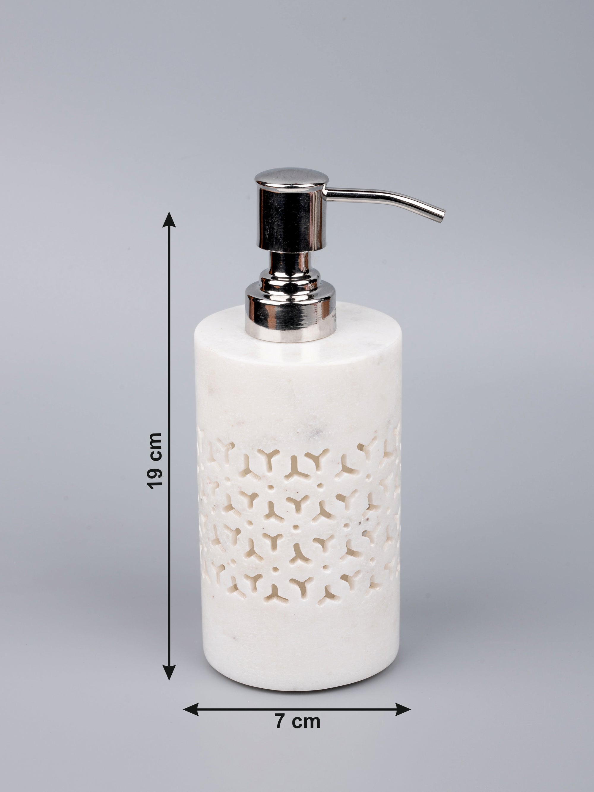 5 pieces bathroom accessories set handcrafted out of pure white marble - The Heritage Artifacts