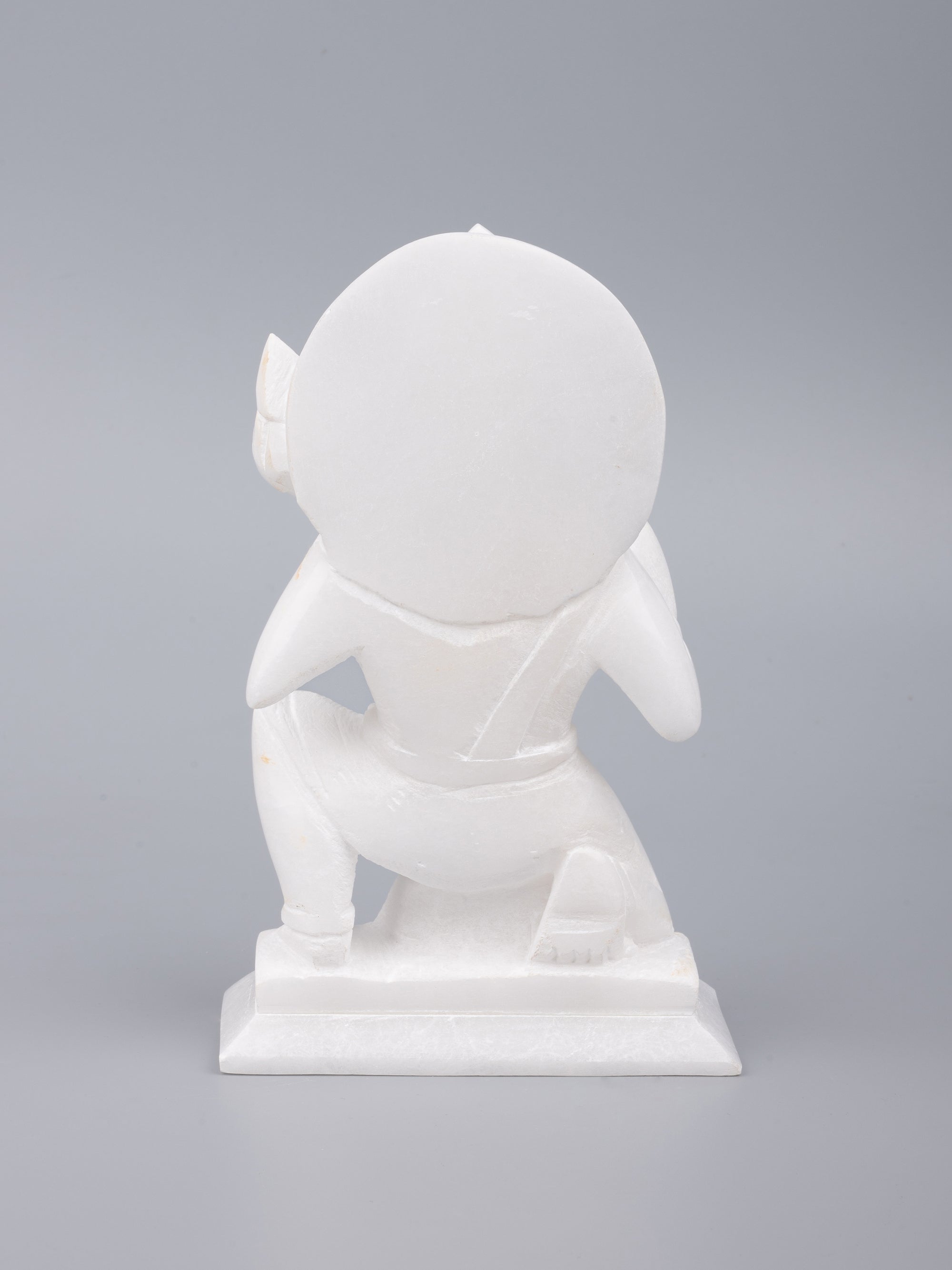 White marble Lord Hanuman statue - 6 inches height - The Heritage Artifacts