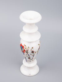 9 inches tall Marble Inlay Flower Vase for Home and office - The Heritage Artifacts